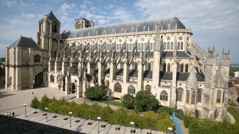 Kathedraal van Bourges legpuzzel online