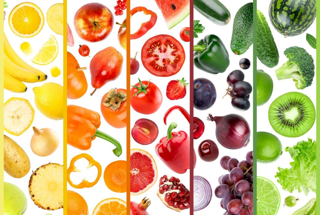 Frutas e vegetais puzzle online