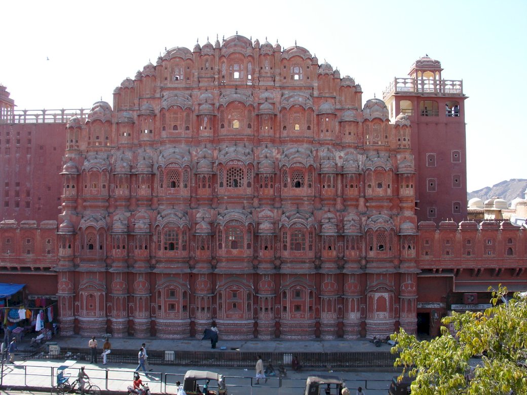 el palacio de los vientos en Jaipur rompecabezas en línea