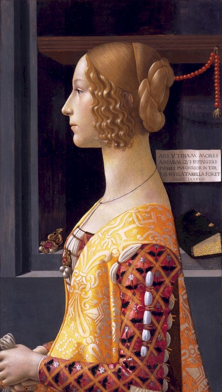 Porträt von Giovanna Tornabuoni (1488) Online-Puzzle