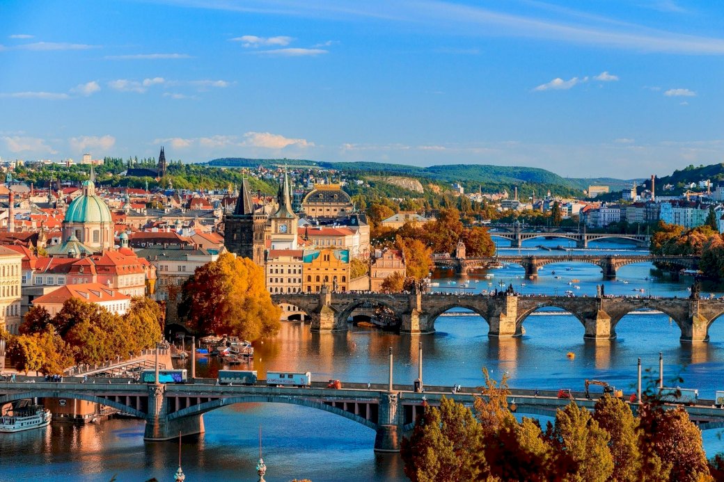 Panoráma Prágában kirakós online