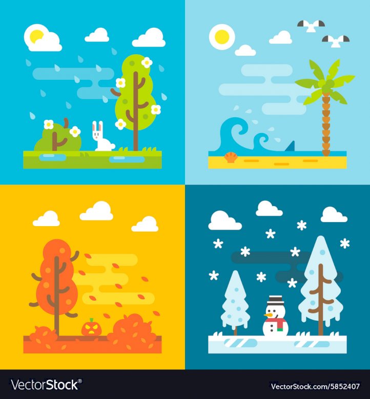 quattro stagioni dell'anno puzzle online