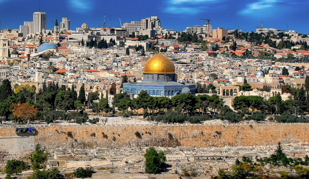 Jeruzalém Izrael online puzzle
