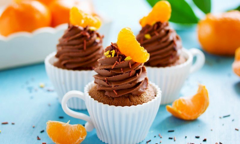 Čokoládové muffiny skládačky online
