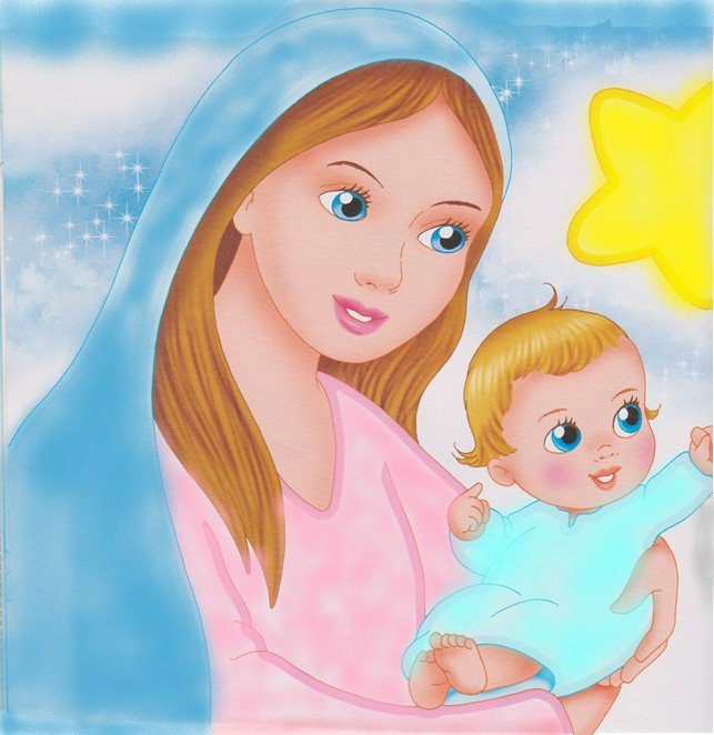 MARIE AND JESUS jigsaw puzzle online