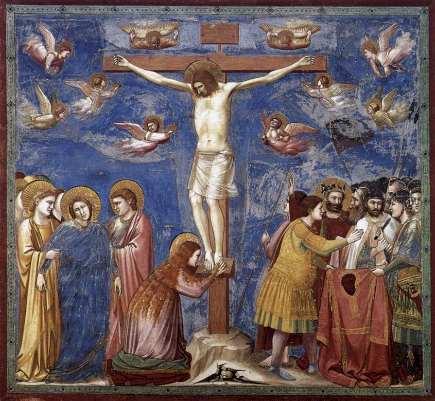 La crucifixión de Giotto rompecabezas en línea