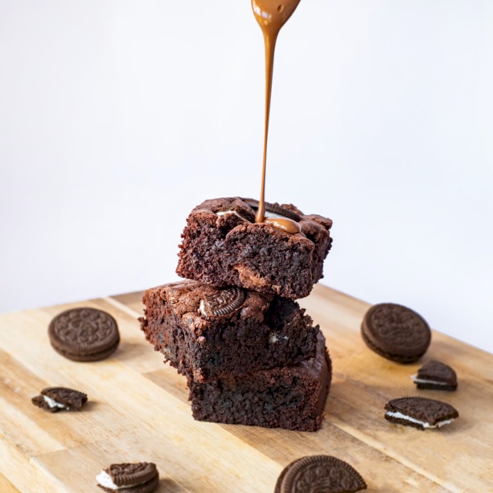 Čokoládové oreo sušenky skládačky online