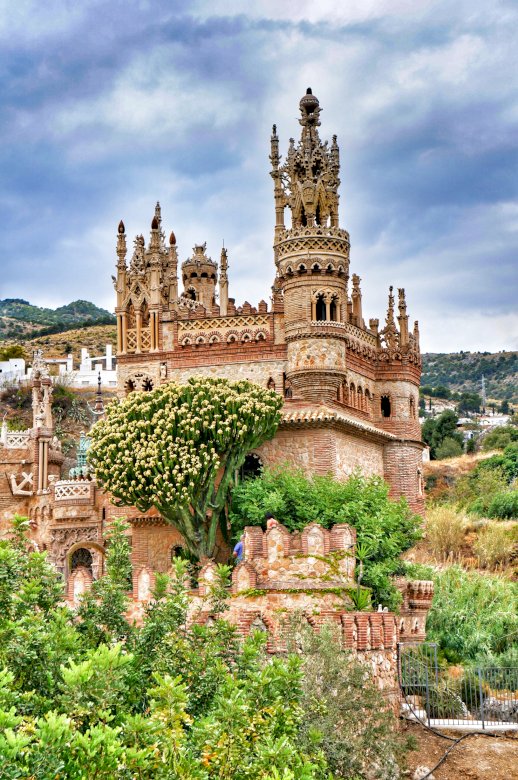 Colomares Castle v Benalmádena, Španělsko skládačky online