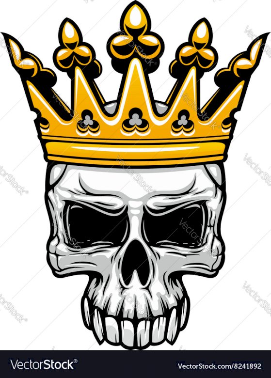 王冠の頭蓋骨 オンラインパズル
