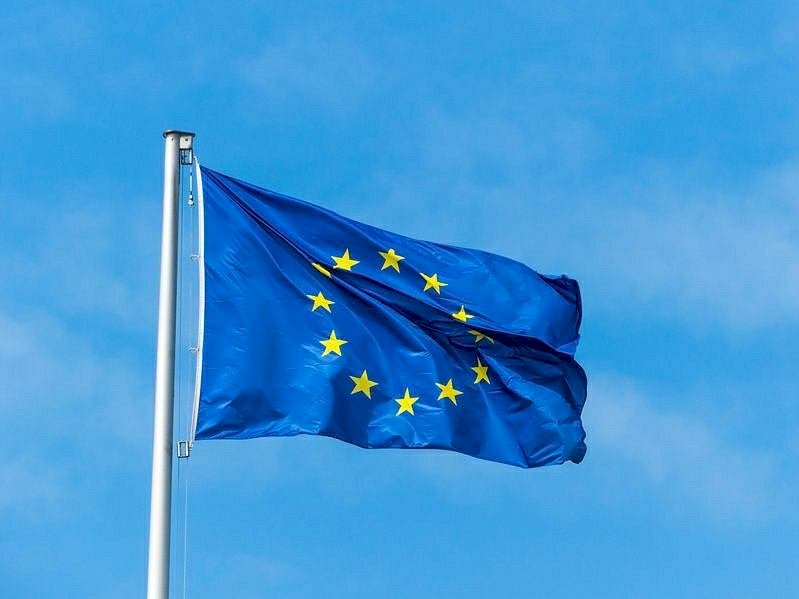 Bandera de la Unión Europea rompecabezas en línea