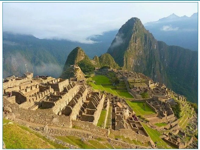 Macchu Picchu pussel på nätet