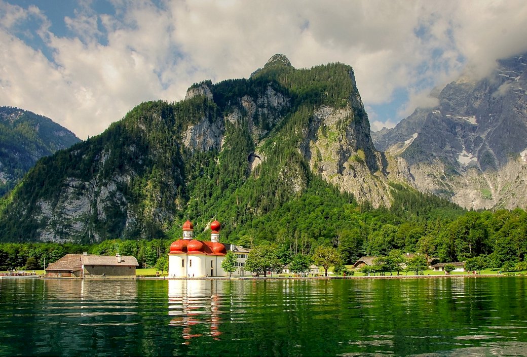 Panorama di Konigssee puzzle online