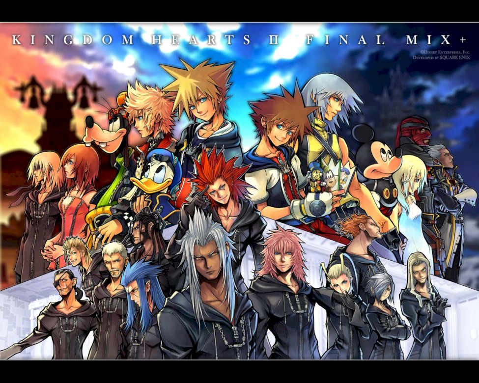 Kingdom Hearts Final Mix Wallpaper Pussel online