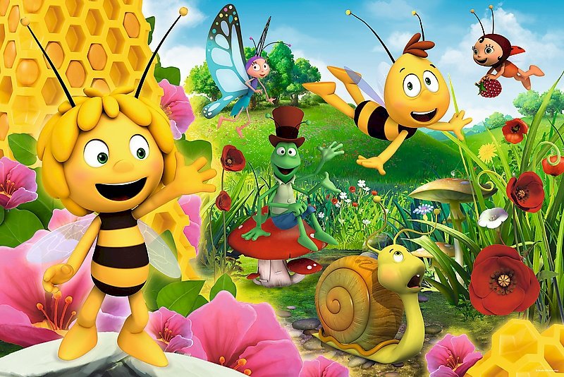 Maja včela - puzzle skládačky online