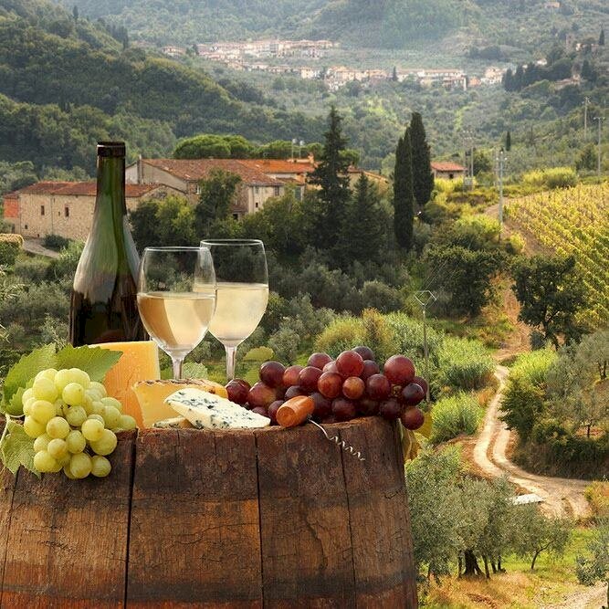 Toscana och vin Pussel online