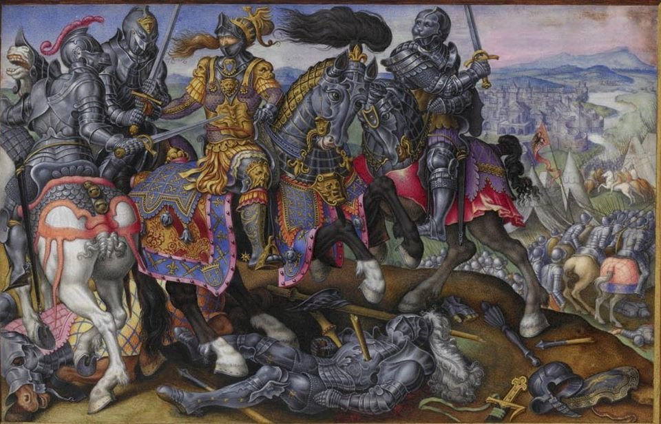 Заснемането на Франциск I, битката при Павия, 1525г онлайн пъзел