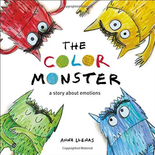Цветното чудовище - Дейности с усещания онлайн пъзел