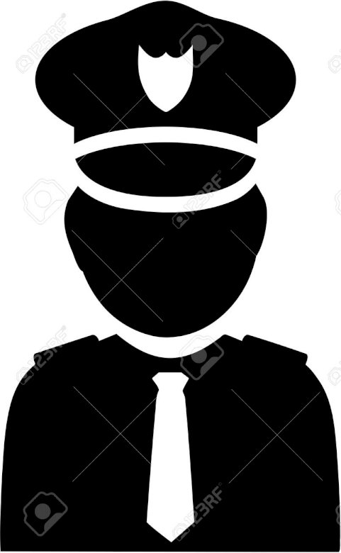Polizei Piktogramm Online-Puzzle