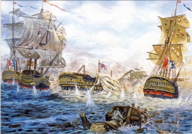 Batalla Trafalgar puzzle en ligne