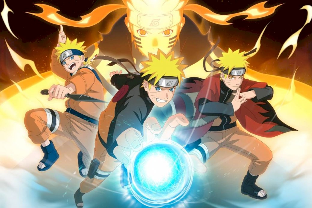 THE EVOLUTION OF NARUTO jigsaw puzzle online