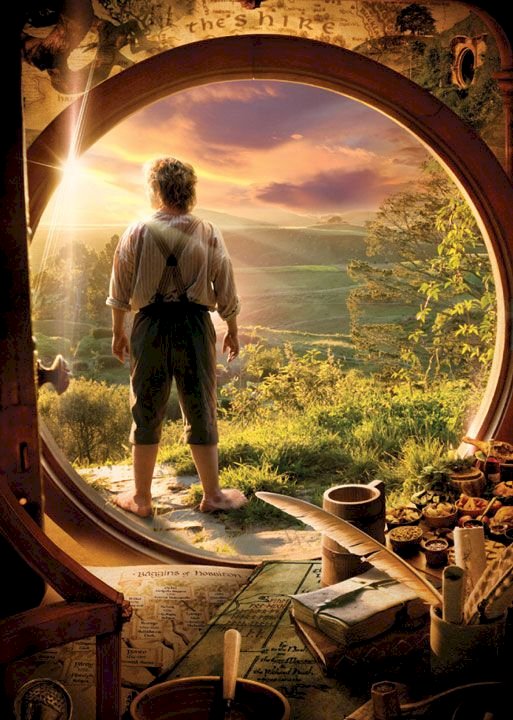 Hobbit oder hin und her Online-Puzzle