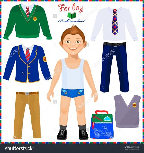 chlapecké oblečení skládačky online