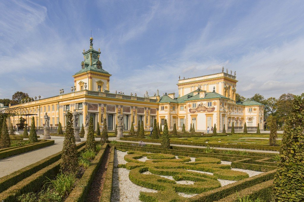 Музей и дворец в Вилянуве пазл онлайн