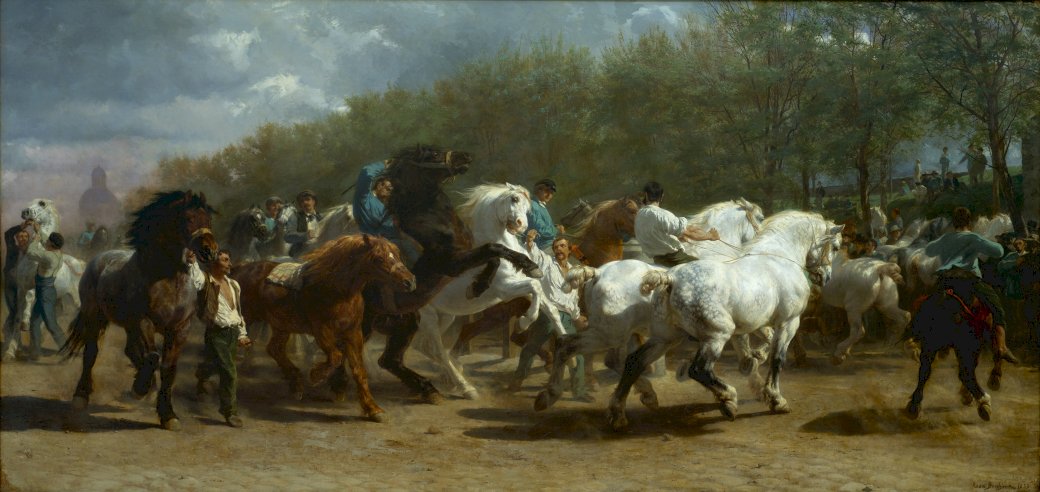 The Horse Fair (1852) online puzzel