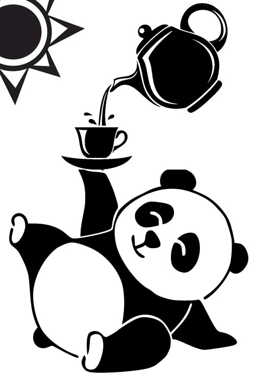 панда-головоломка онлайн пазл