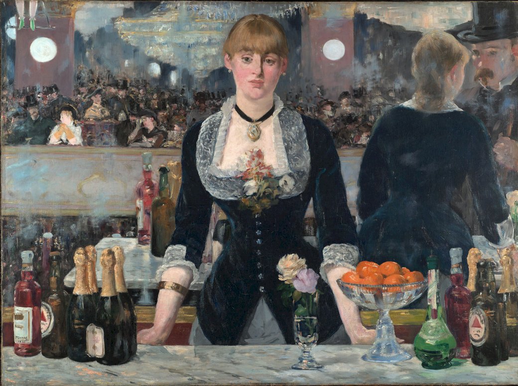 Um bar no Folies-Bergère (1881) quebra-cabeças online
