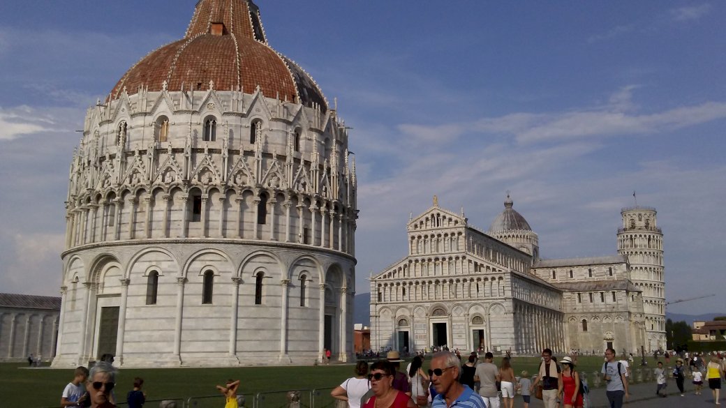 Taufe, Kathedrale und Turm von PISA Online-Puzzle