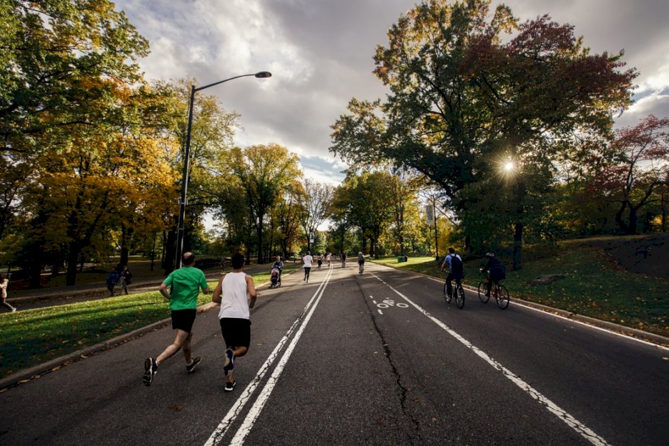 Hardlopen in Central Park legpuzzel online