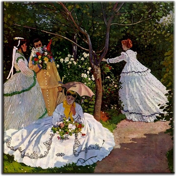 Målning av C. Monet. pussel på nätet