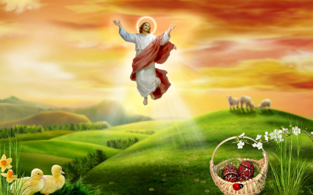П. Исус отива на небето онлайн пъзел