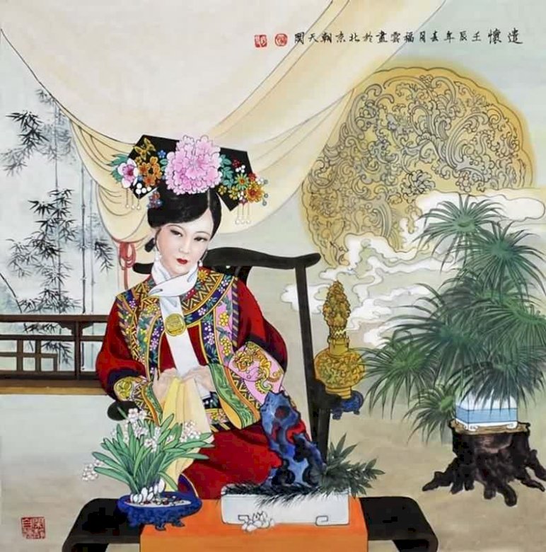 Chinese woman jigsaw puzzle online