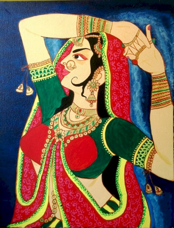 Indisk konst, traditionell pussel på nätet