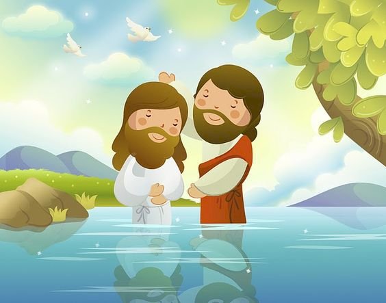 Die Taufe Jesu Online-Puzzle