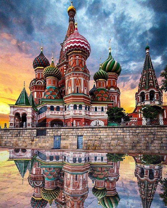 Biserica ortodoxă din Moscova. jigsaw puzzle online