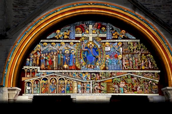 Conques Abbey Tympanum online puzzle
