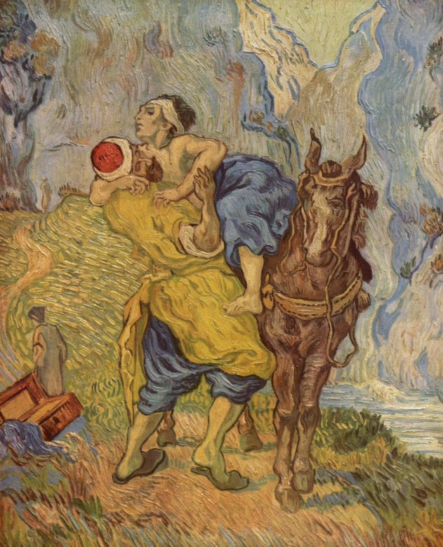 Dobrý Samaritán od Van Gogha online puzzle
