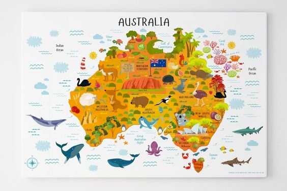 AUSTRÁLIA puzzle online