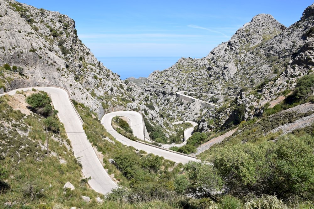 route vers Sa Calobra Mallorca puzzle en ligne