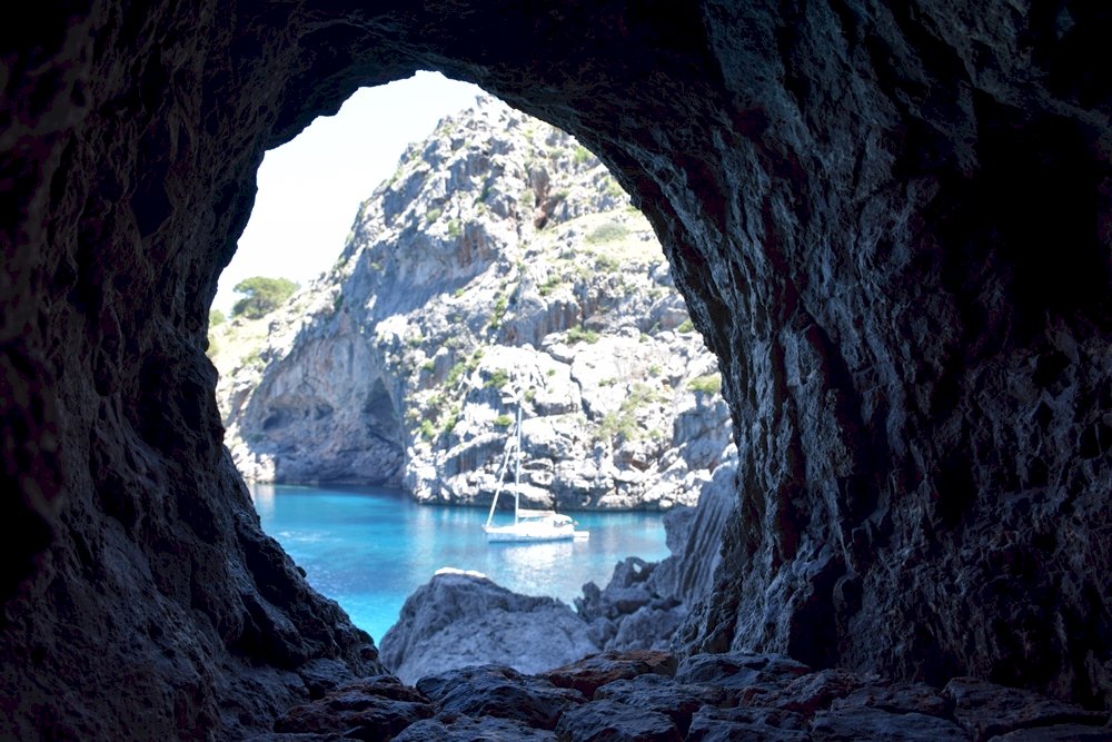 Pěší tunel Sa Calobra Mallorca skládačky online