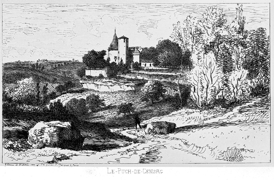 Pellegrue, château du Puch de Gensac online puzzle