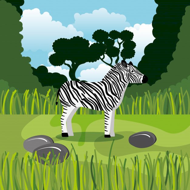 Zebra-16el. Puzzlespiel online