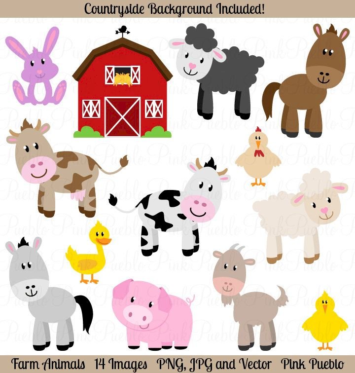 селскостопански животни за деца онлайн пъзел