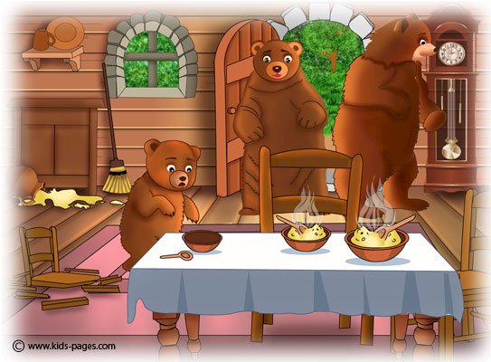 De tre björnarna Pussel online