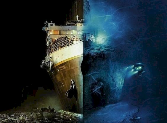 Titanic är en stor koloss. pussel på nätet
