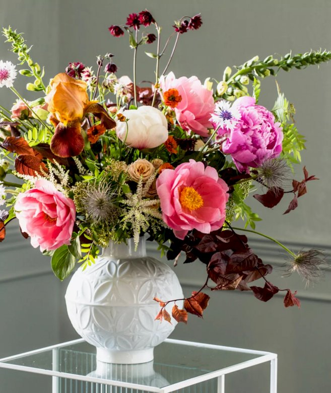 Blumenstrauß in einer Vase Puzzlespiel online
