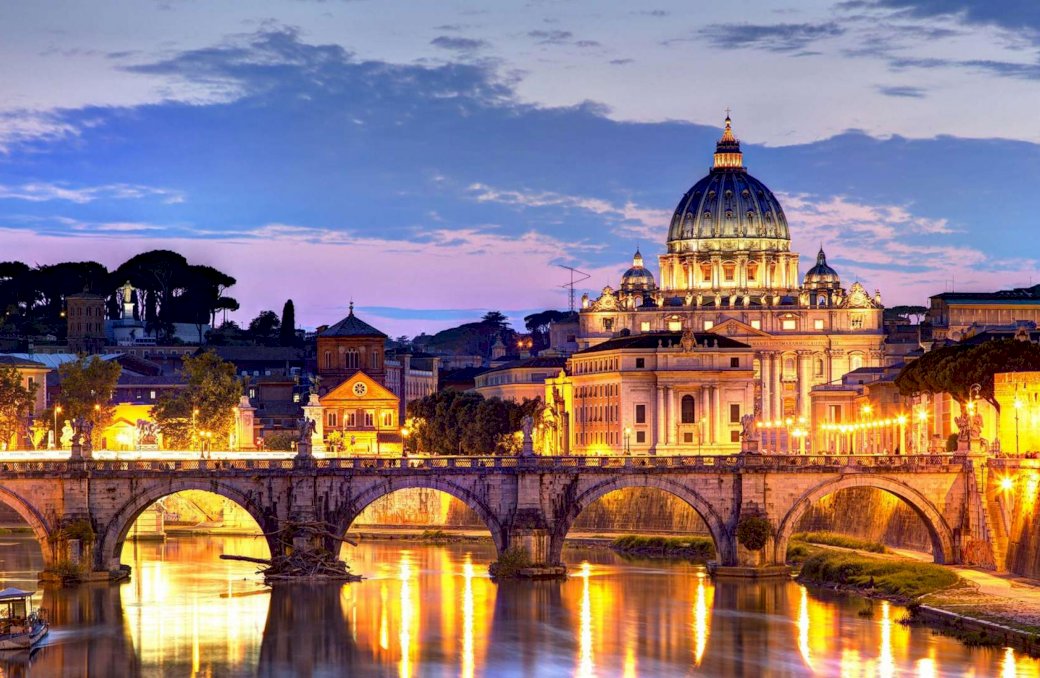 Panorama de Roma rompecabezas en línea